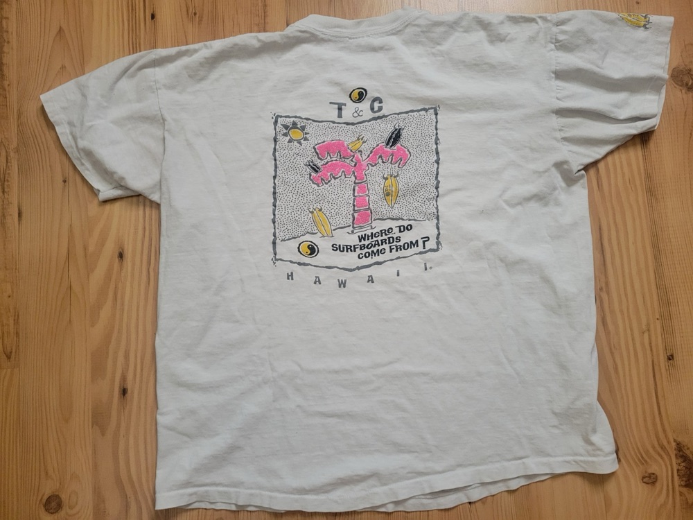 1980's T&C Surf Designs Hawaii Tee, photo 1