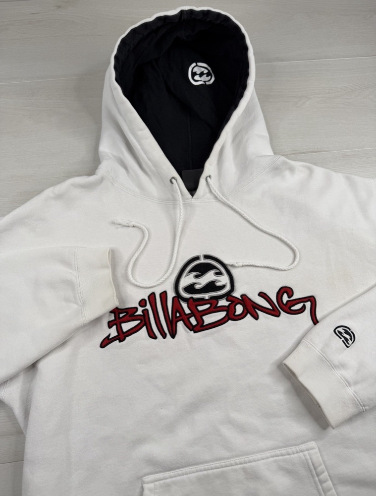 1990's Billabong Embroidered Graffiti Hoodie, photo 1
