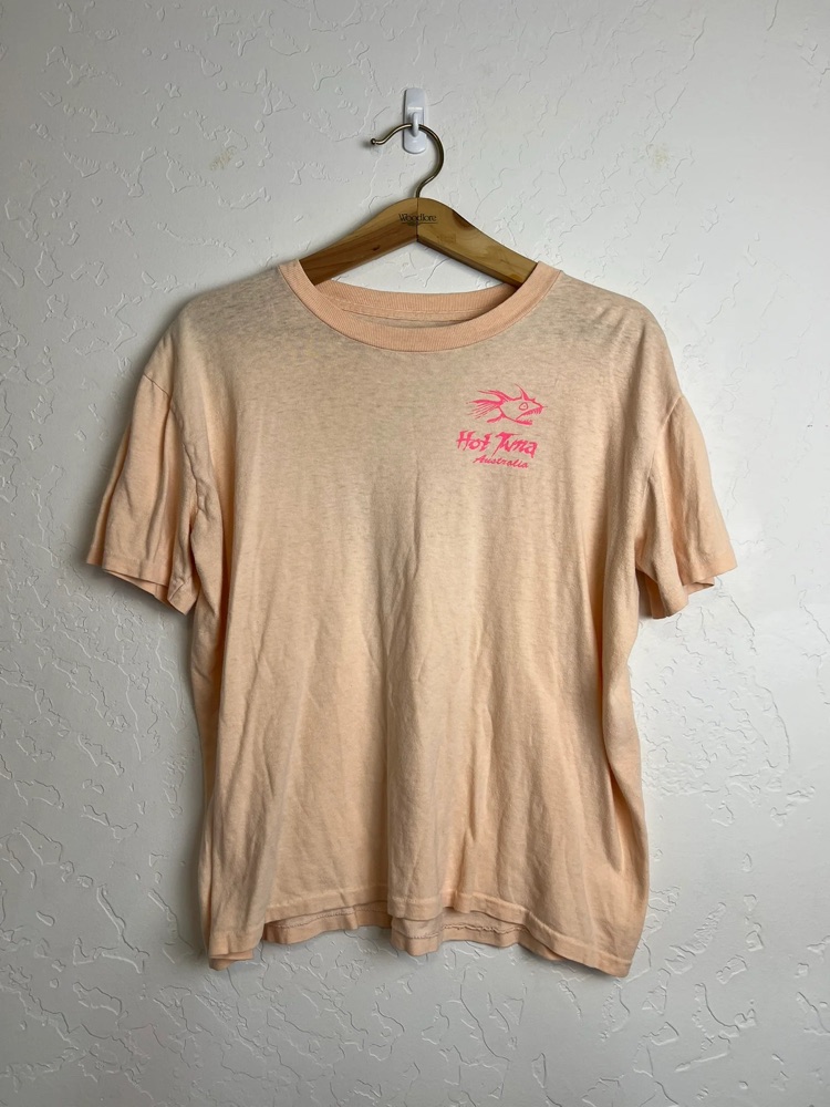 1990's Hot Tuna Australia Skeleton Fish Tee, photo 1