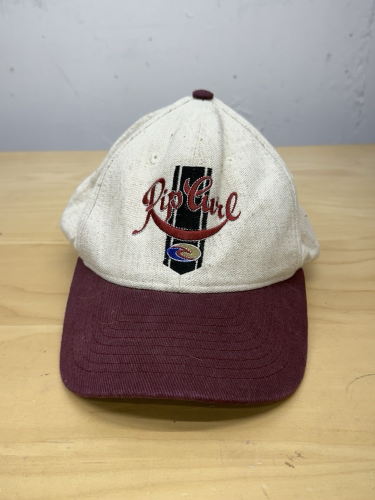 1990's Rip Curl Embroidered Red Snapback, photo 1