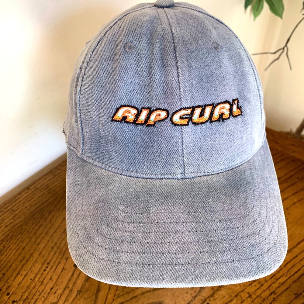 1990's Rip Curl School Sucks Denim Cap, photo 1