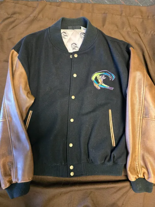 1988 O'Neill Surf Boardcore Varsity Jacket, vintage O'Neill jackets