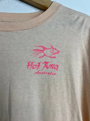 1990's Hot Tuna Australia Skeleton Fish Tee, photo 2