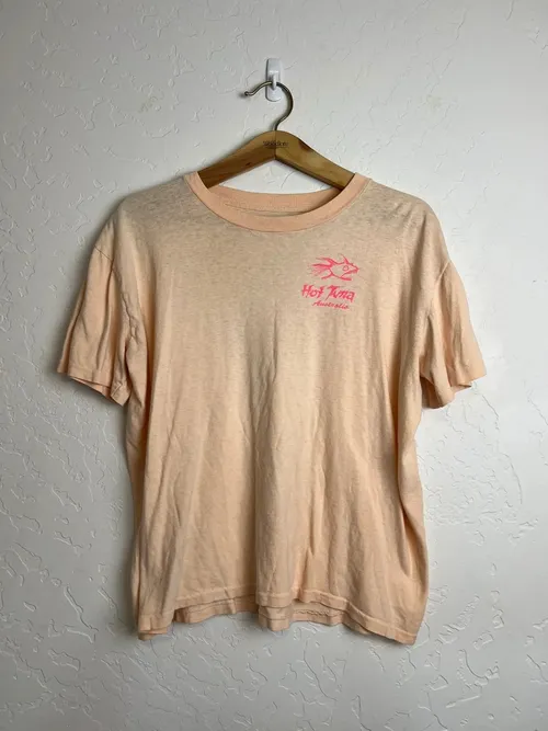 1990's Hot Tuna Australia Skeleton Fish Tee, vintage Hot Tuna surf tees