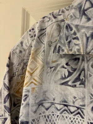 1990's Rip Curl Tribal Hawaiian Shirt, photo 5