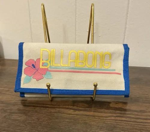 Billabong Trifold Canvas Wallet (Deadstock), vintage Billabong accessories