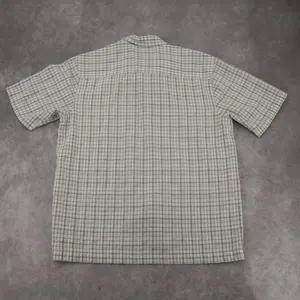 1990's Quiksilver Plaid Short-Sleeve Button-Up, photo 2