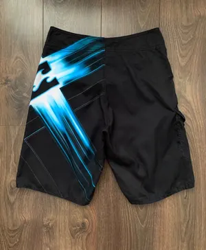 Y2K Billabong Black Ice Big Logo Boardshorts, photo 3