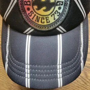 Y2K Billabong Pinstripe Foam Trucker Cap, photo 2