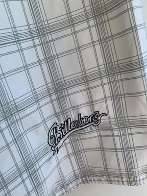 Y2K Billabong Big Logo Plaid Boardshorts, photo 3