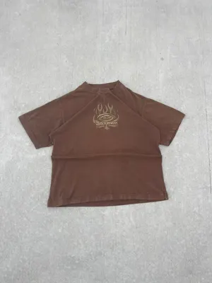Y2K Gotcha Reflective Flame Surf Tee, photo 3