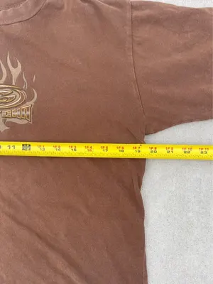 Y2K Gotcha Reflective Flame Surf Tee, photo 4