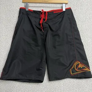 Y2K Quiksilver Black & Red Embroidered Boardshorts, photo 3