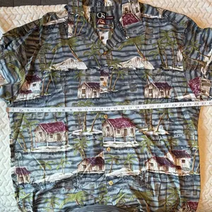 Y2K Quiksilver Hawaiian Print Button-Up, photo 4