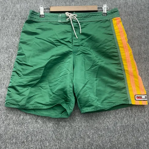 Y2K Quiksilver Made in USA Embroidered Boardshorts, vintage Quiksilver boardshorts