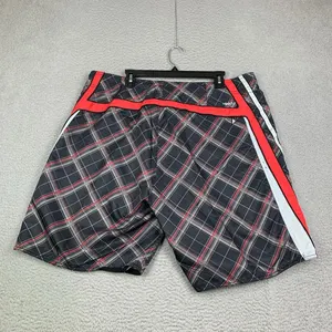 Y2K Quiksilver Plaid Script Boardshorts, photo 2