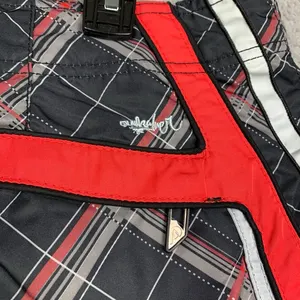 Y2K Quiksilver Plaid Script Boardshorts, photo 5