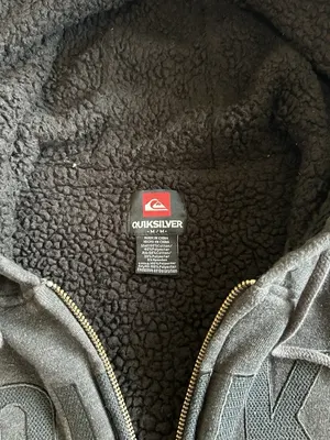 Y2K Quiksilver QUIK Spellout Full-Zip Hoodie, photo 3