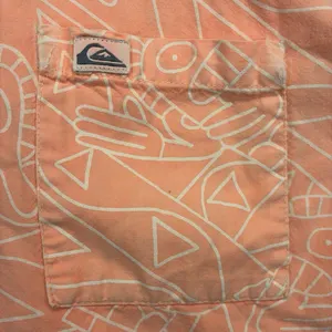 Y2K Quiksilver Tribal Surf Print Button-Up, photo 5