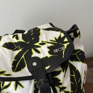 Y2K Rip Curl Floral Canvas Beach Backpack, photo 4