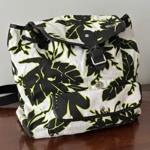 Y2K Rip Curl Floral Canvas Beach Backpack, photo 5