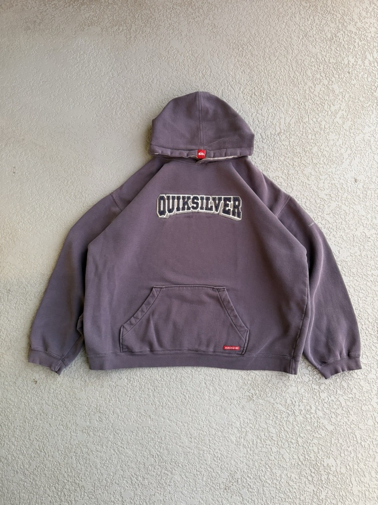 Y2K Quiksilver Faded & Distressed Hoodie, photo 1