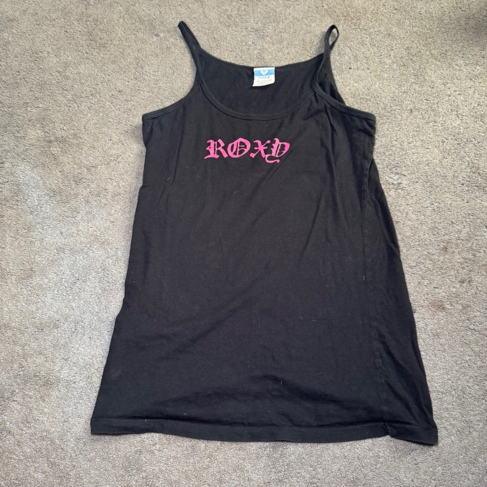 Y2K Roxy Gothic Logo Tank Top, photo 1